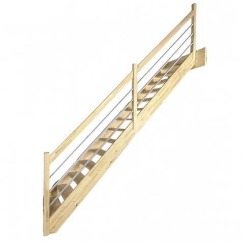 Schody MP MAX Ażurowe Tralka Czarna Balustrada