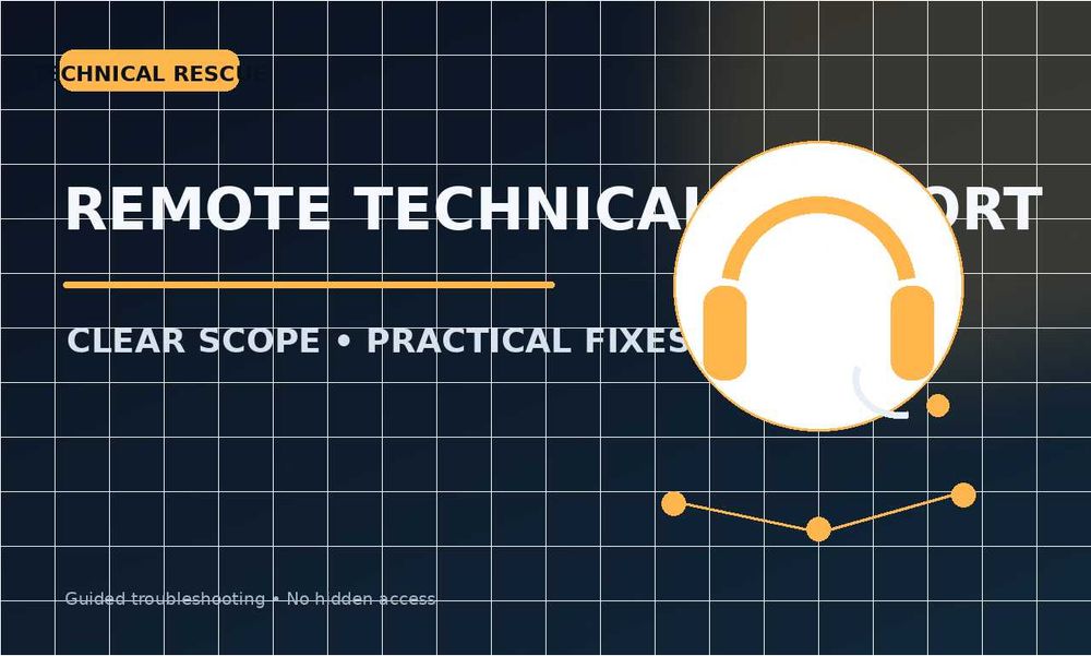Suporte Informático Remoto | Diagnóstico e resolução guiada