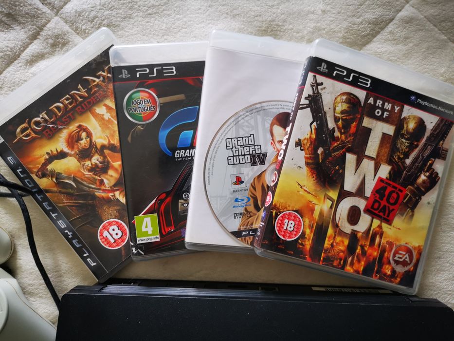 Ps3 com extras tudo a funcionar para desocupar