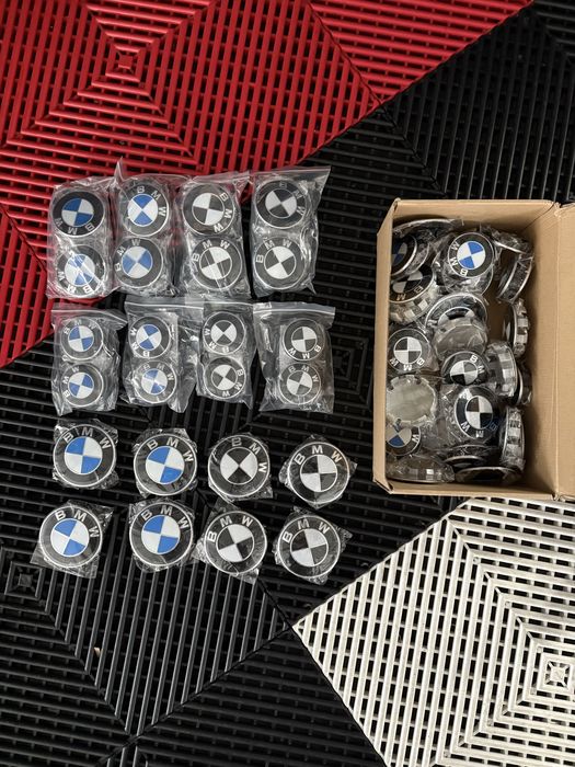 Conjunto de simbolos rodas BMW 68 mm / 56 mm