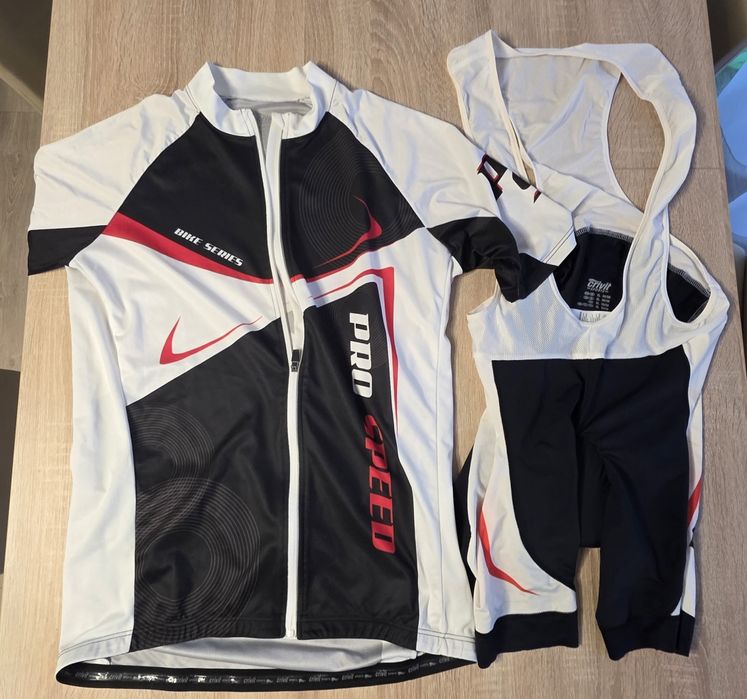 Komplet Crivit spodenki i bluza rowerowa XL jak nowe
