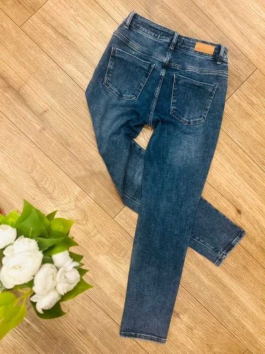 Medicine denim slim fit s 36 m 38 niebieskie Basic casual