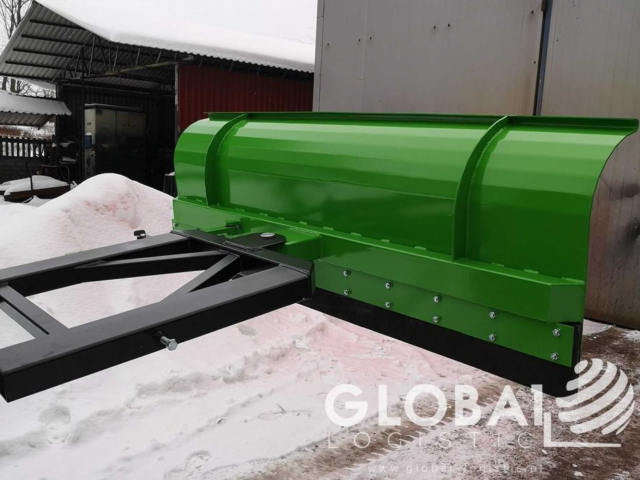 Pług odśnieżny stały 2500 mm do odśnieżania na widły do wózka, widlaka