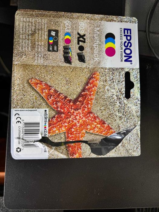 Tinteiro EPSON Multipack 603 (1x Preto XL + 3x Cores)