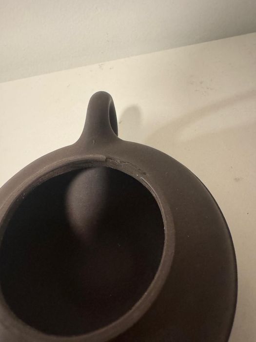 Bule Vintage da China de barro