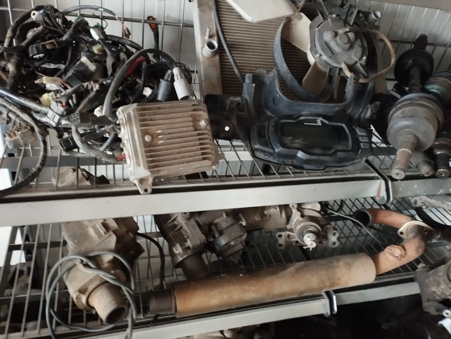 Grizzly 700 silnik dyfry zawieszenie  instalacja zestaw części