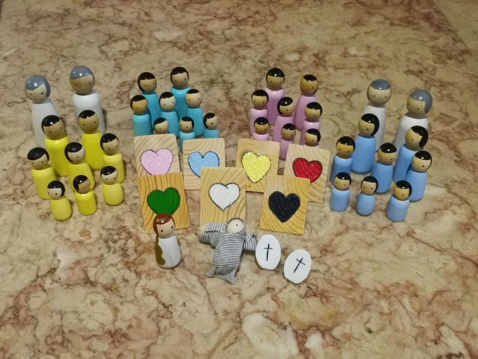 Bonecos para terapias e constelações