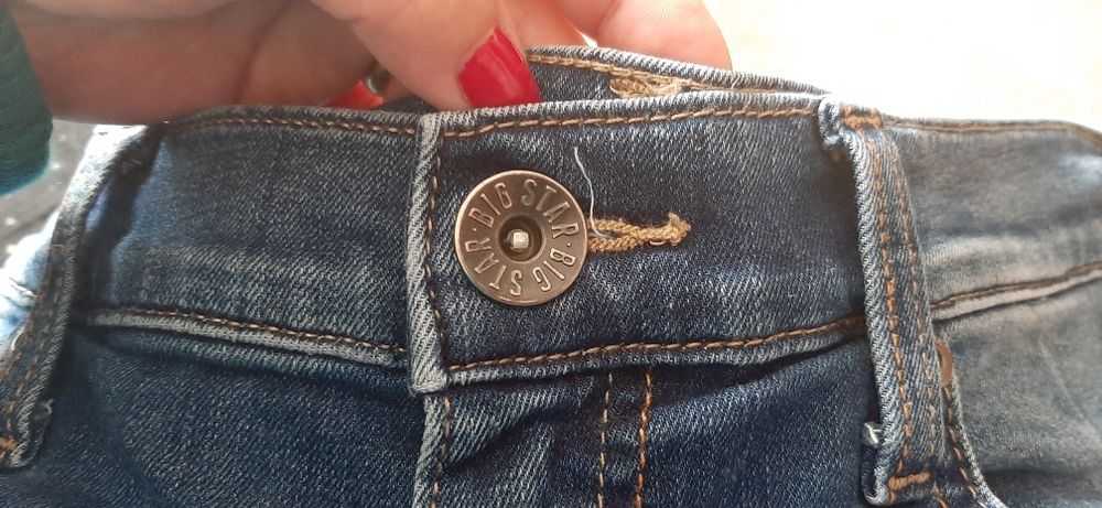 Spodnie męskie dżinsy jeansy slim W33/50 Big Star