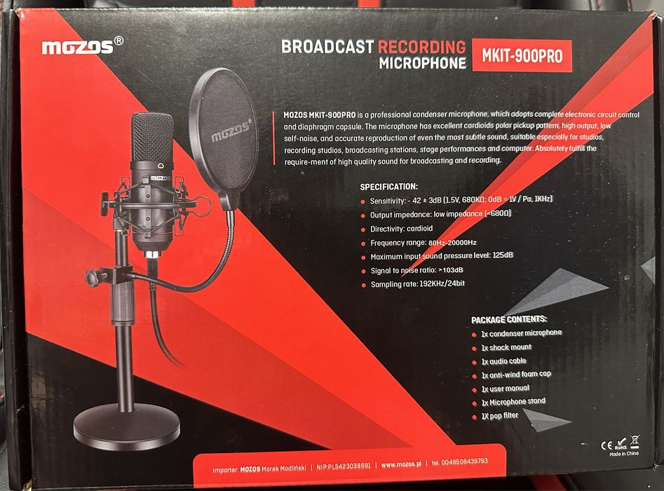 Mikrofon mozos mkit-900pro