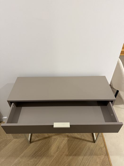 Nowa szafka (konsola NIRAI / NORA) beżowo-kremowa, 80 cm