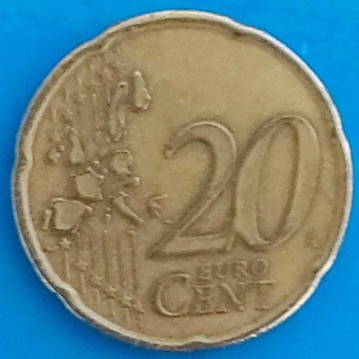 20 Cêntimos de 2002 da Irlanda