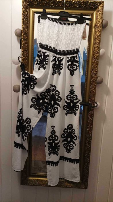 Kombinezon damski gumki, we wzory.