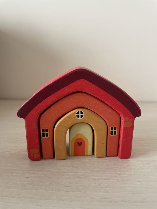 Деревʼяний складанка Хатинка