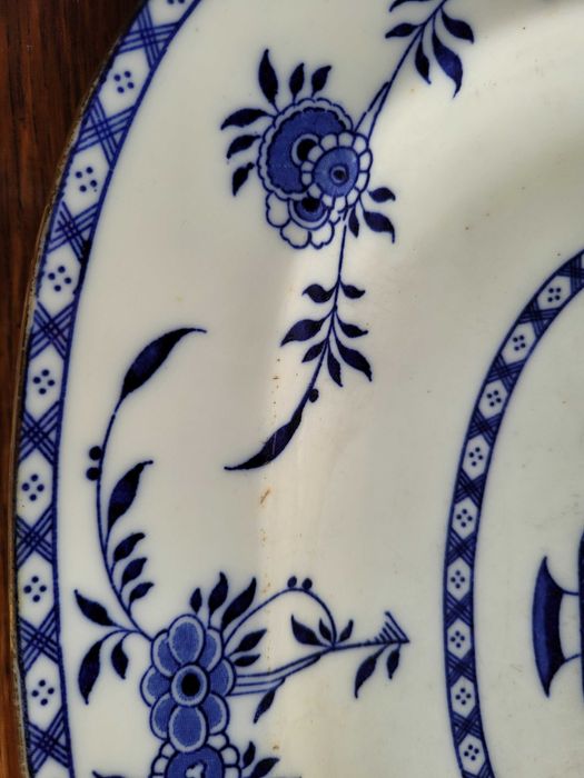 Stary przedwojenny fajansowy półmisek Delft