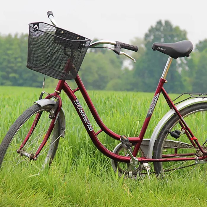 Kosz Metalowy na Rower Koszyk Rowerowy Przedni na Kierownicę CLICK