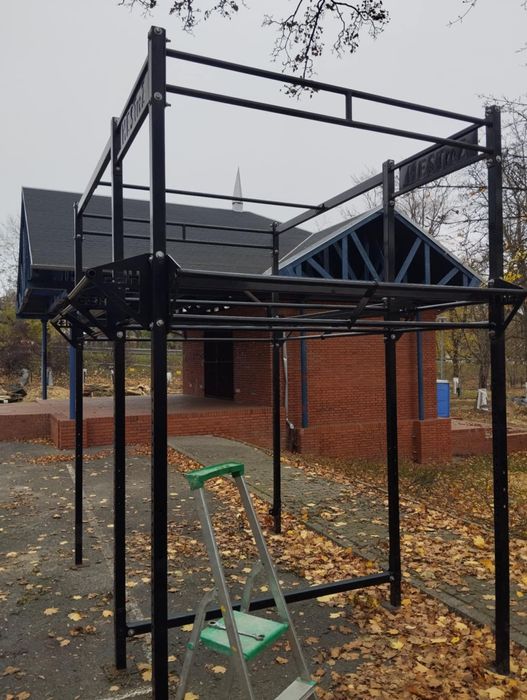 Konstrukcja Plac Park Street Workout Drążek podciągania  CROSSFIT