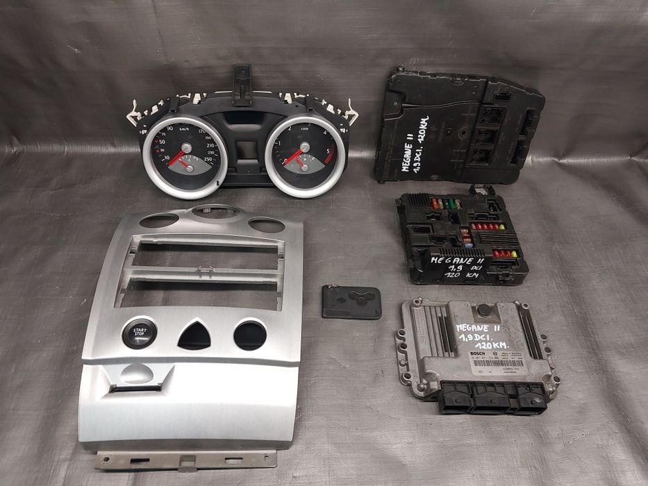 Renault Megane 2 II CC 2004r 1.9 DCI 120KM zestaw startowy