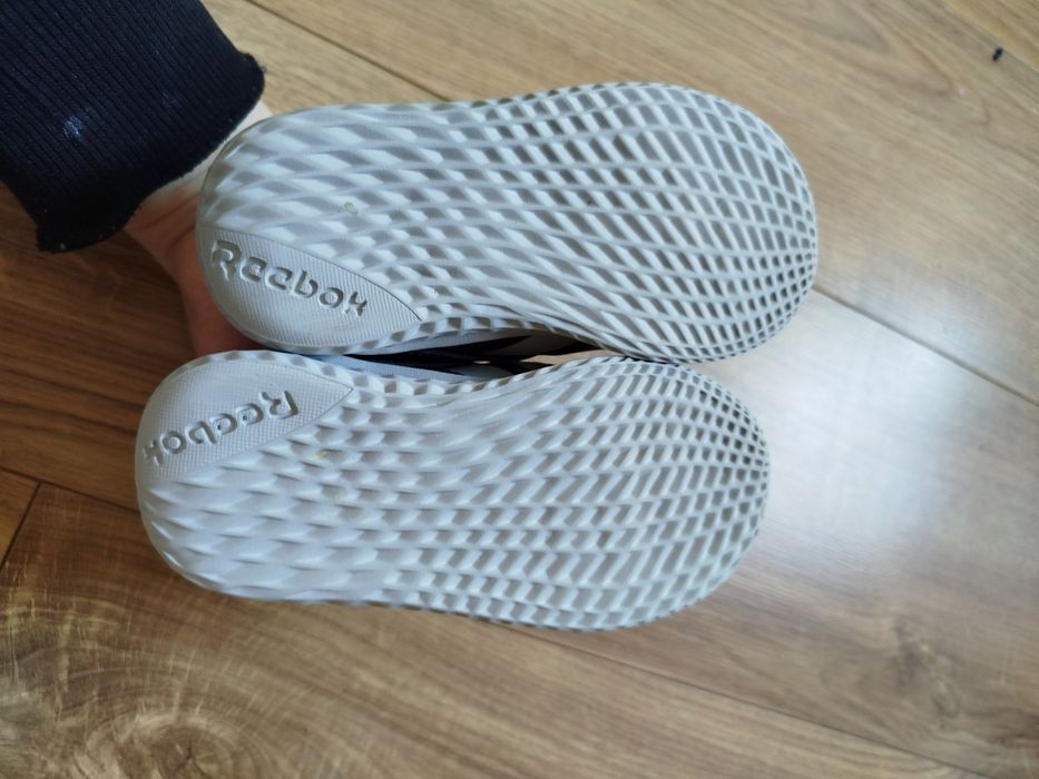 Reebok 22 23 szare czarne wiosenne. Rzep Rush Runner ig0521 Adidasy dl