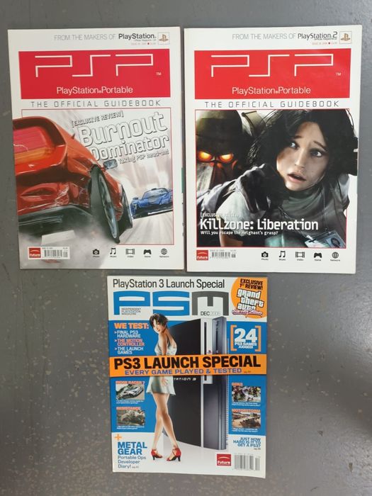 Revistas PlayStation PSP + PS3 (2006)  Retro Gaming