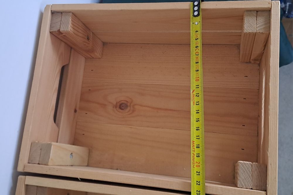 2 Caixas de madeira pinho 30X20X15CM
Cada unidade €13,00