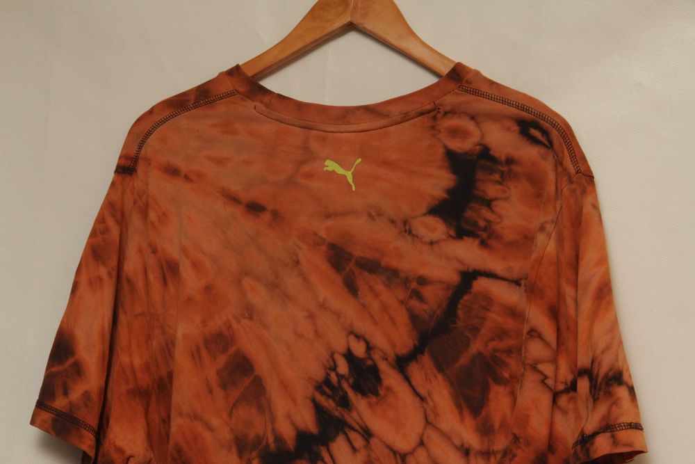Puma  рр L футболка из хлопка Bleach Dye