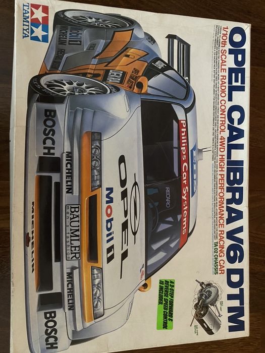 Opel Calibra V6 DTM 1/10 R/C 4 AWD carro corrida
