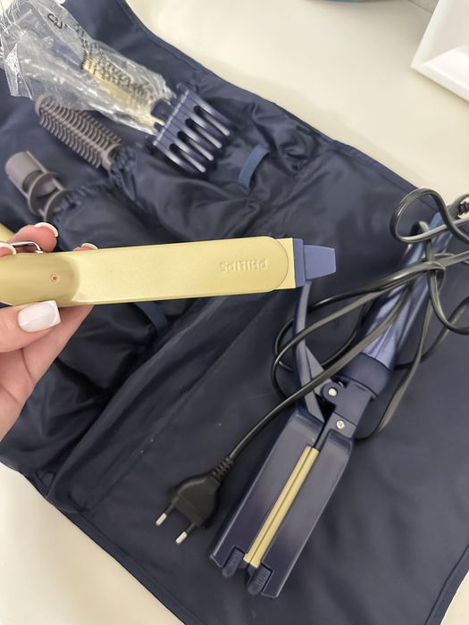 Плойка утюжок для волос набор 10в1 щипцы локон