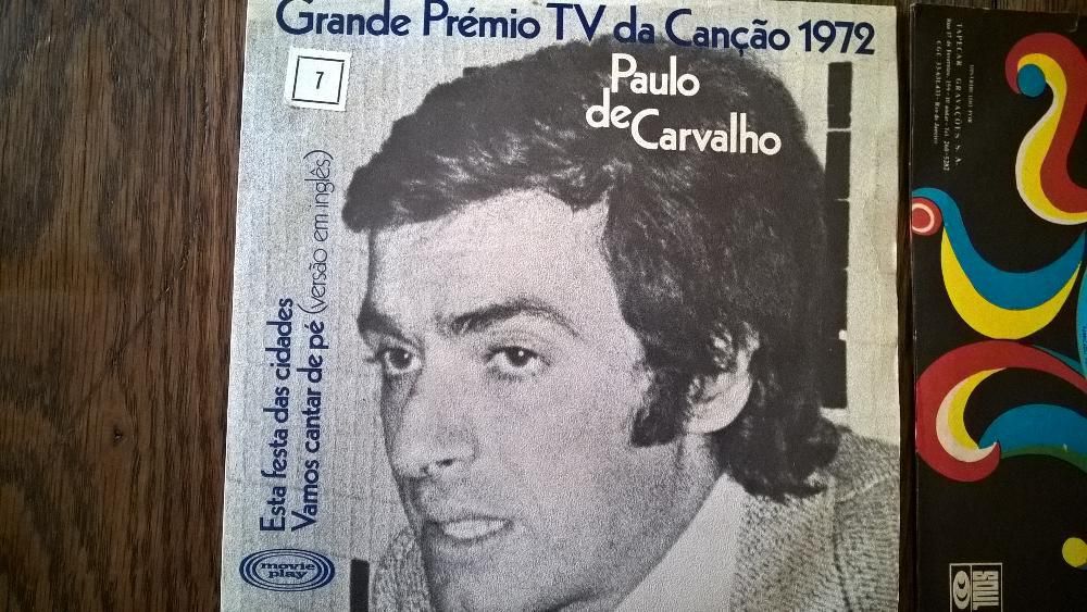 Discos de vinil antigos (singles)