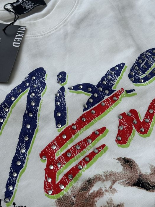 ‼️ЕКСКЛЮЗИВ ‼️ Футболка Mixed Emotion Never Die Oversize / lanvin galery dept