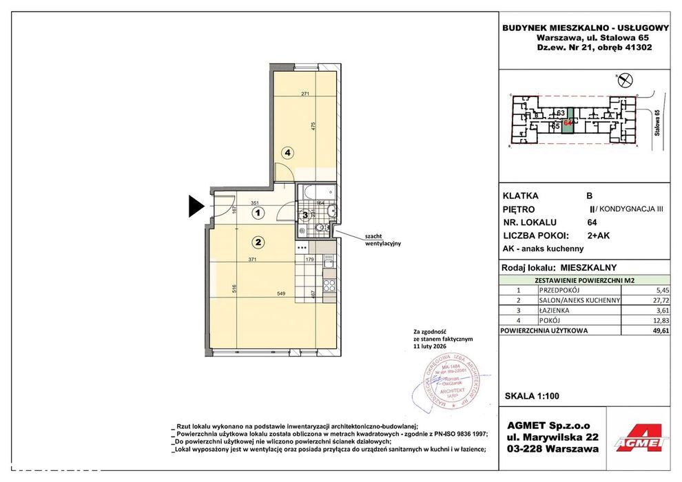 2-pokojowy apartament inwestycyjny 49m2
