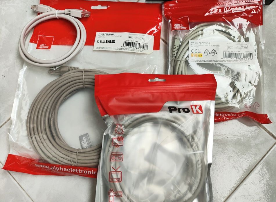 Cabos de rede UTP RJ-45 preço especial para levar todos