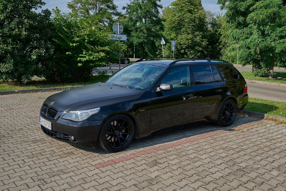 BMW Seria 5 BMW E61 535d Bi-turbo Chip Czarny