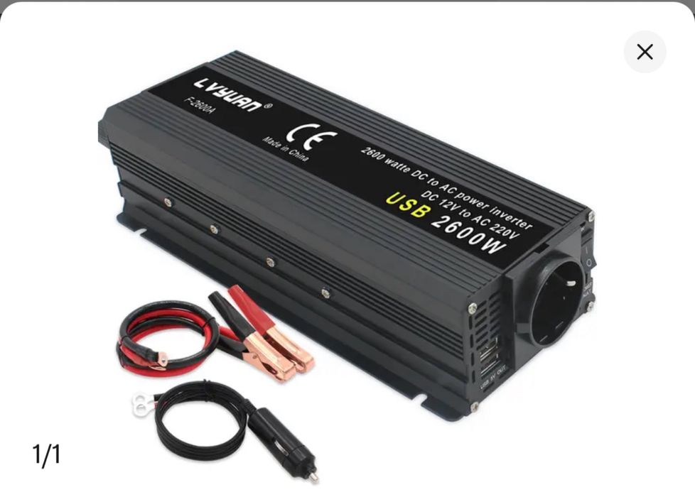 Инвертер, преобразователь 2600W