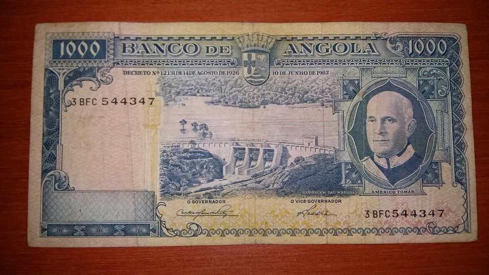 Notas de Angola de 1000 escudos