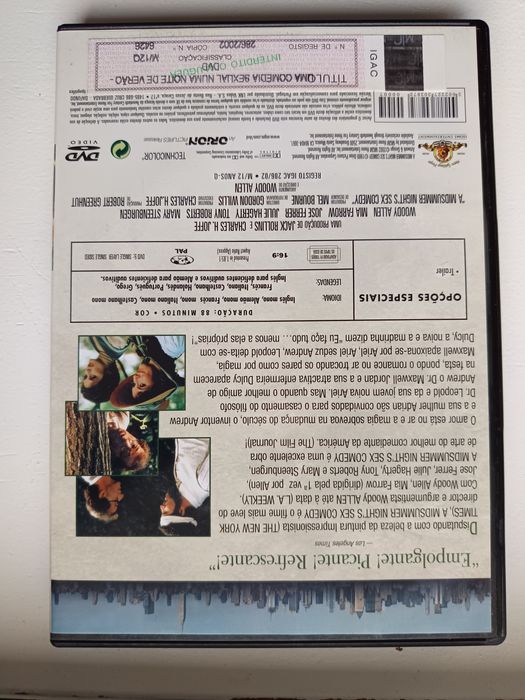 DVD uma comedia sexual numa noite de verão