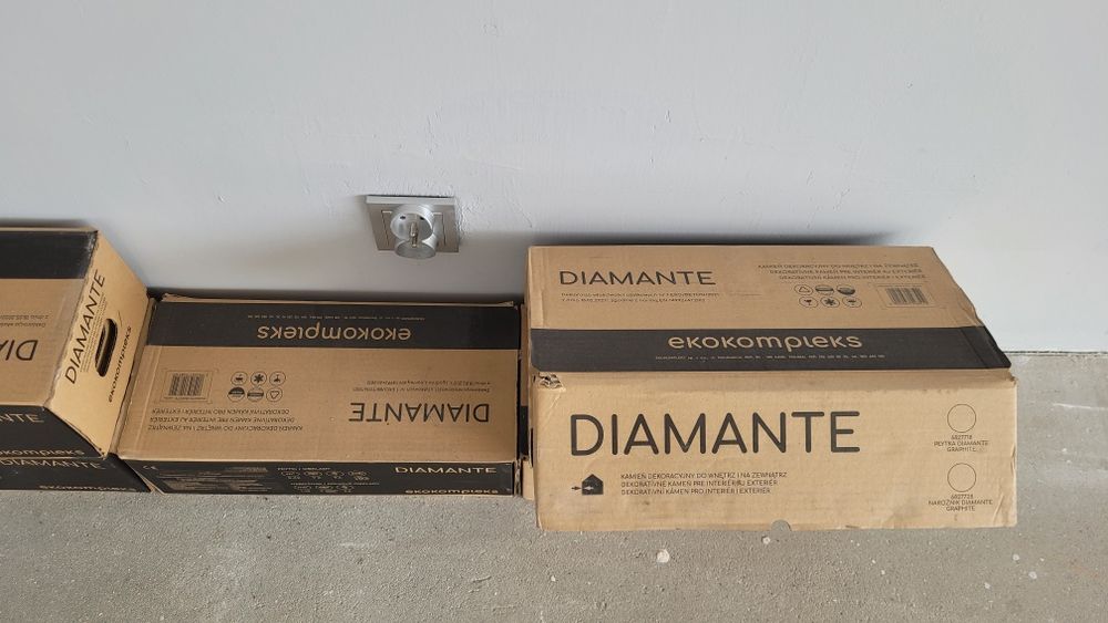 Kamień betonowy diamante graphite