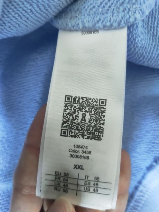 Casaco abrigo Armedangels nuevo de algodón talla xxl azul Jersey sudadera