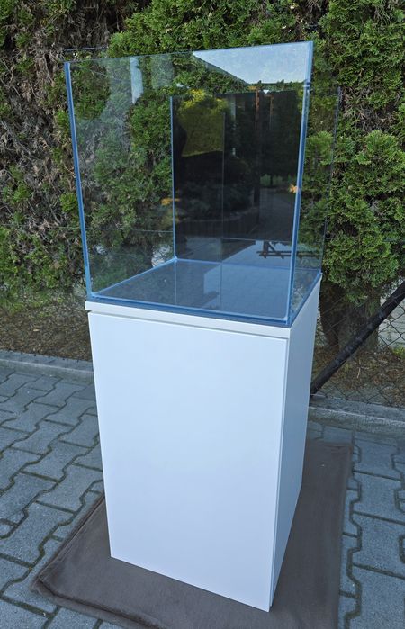 Szafka półka komoda stojak z akwarium morskim słodkim optiwhite aquael