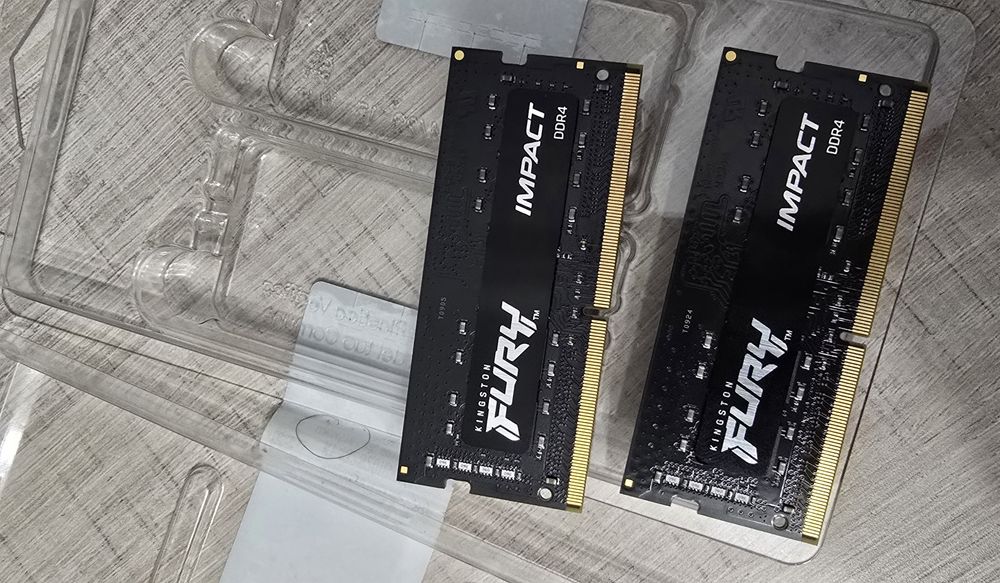 Zestaw pamięci do laptopa 32GB RAM (2x16GB Ram) Kingston FURY Impact DDR4 SO-DIMM 2666 MHz CL16-18-18