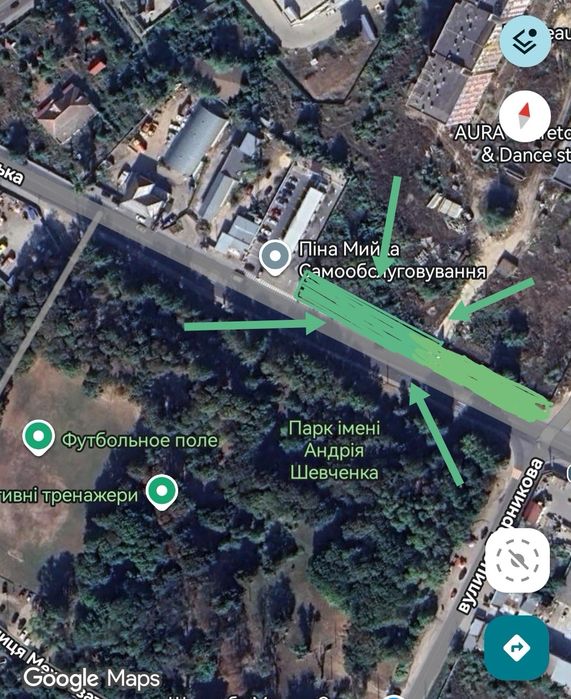 Фасад Оренда ділянки Крюківщина Фасадна Ділянка асфальт