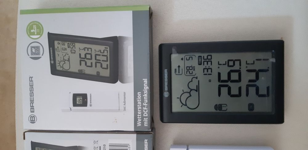 Метеостанция часы Bresser с выносным датчиком Bresser электронные часы