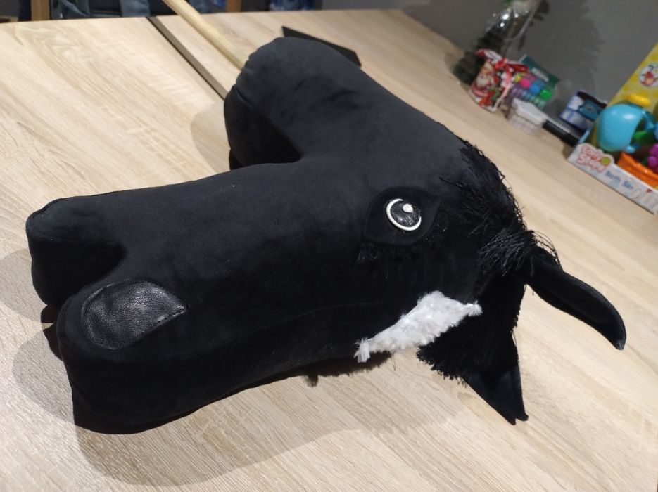 Hobby horse czarny duży