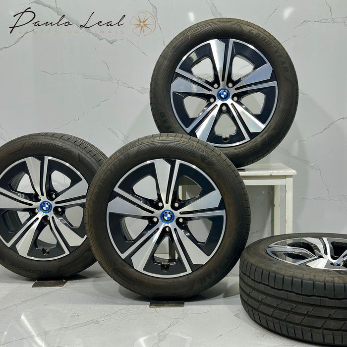 Jantes 17" originais BMW Styling 852 Série 4 G26 i4 3 G20 G21 X3 X4 5x112 com pneus