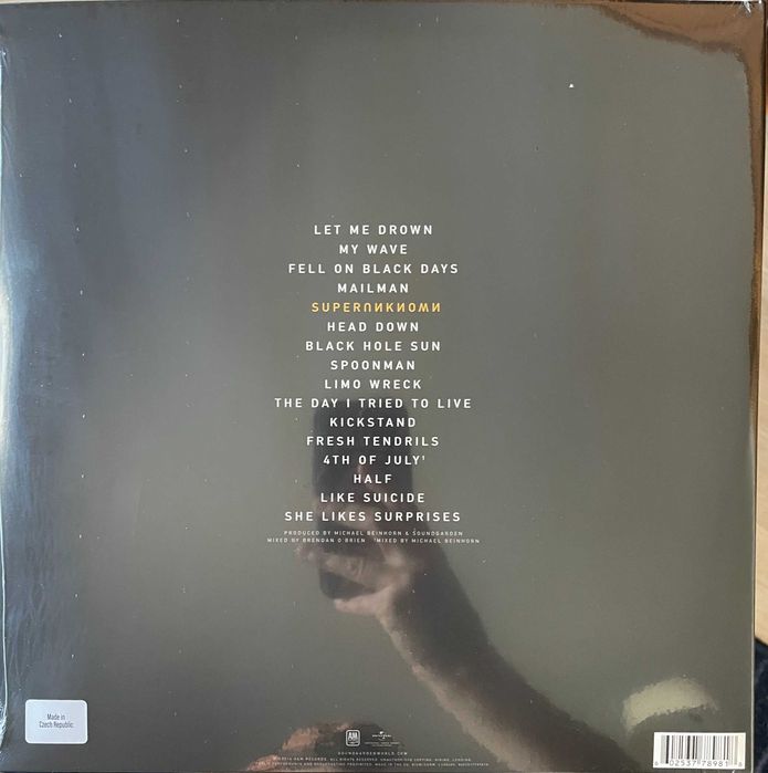 2LP Soundgarden - Superunknown