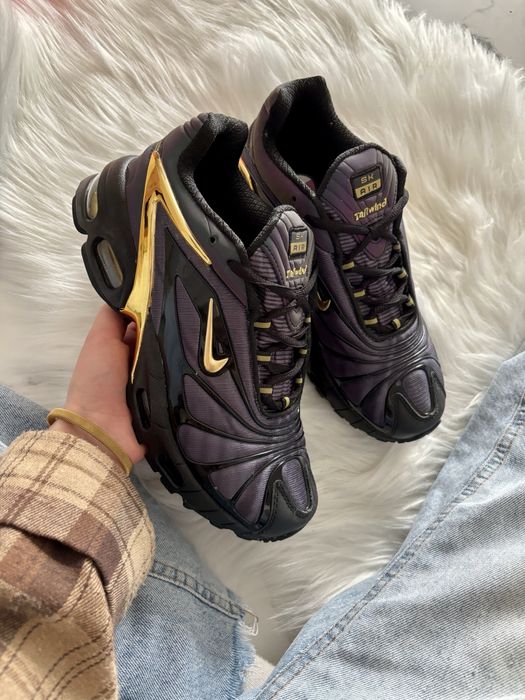 !БЕЗ Передплат! Nike Air Max Tailwind V x Skepta Black Gold | скепта