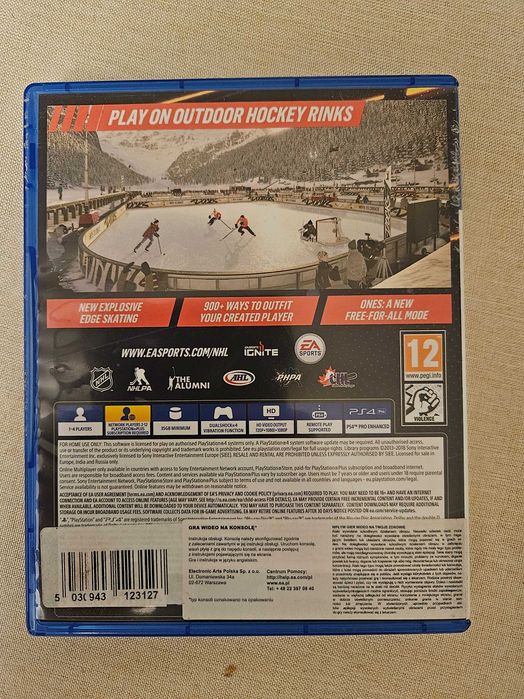 Gra NHL 19 na konsole PS4