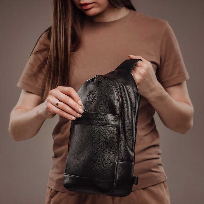 Рюкзак мужской из натуральной кожи / Чоловічий шкіряний рюкзак VS024