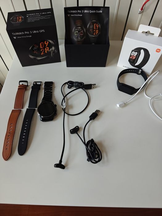 TICKWATCH pro 3 ultra + XIAOMI Smart Band 9 active