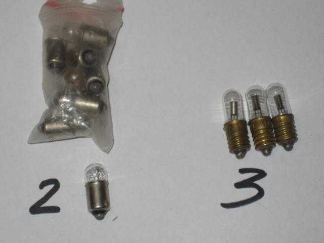 Автолампочки на 6 В, 12 В