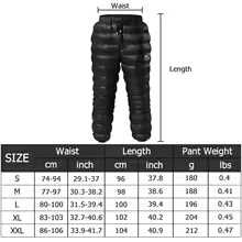Naturehike Duck Down Pants — Ультралегкі туристичні утеплені штани